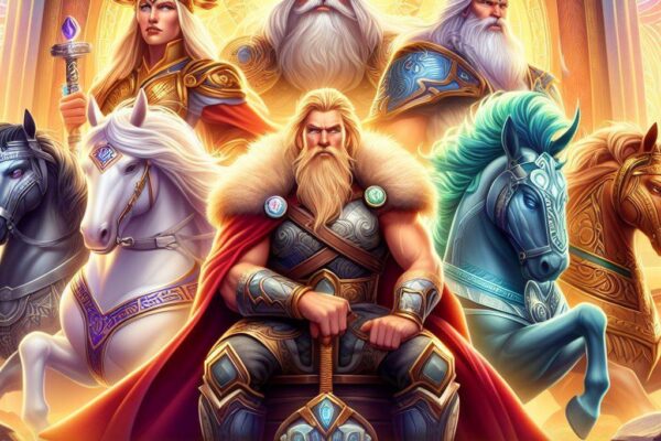 Embark on a legendary journey through Asgard with these four captivating slot machines inspired by Norse mythology.