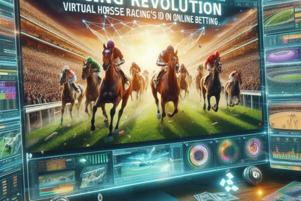 Horse Racing Betting with colorful graphics and animations, representing the excitement and impact on online betting.